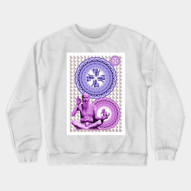 Namaste Baba Crewneck Sweatshirt by JMCdesign